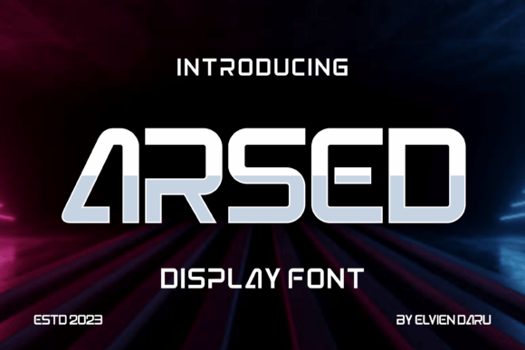 Arsed: A Bold Typeface for High-Impact Design