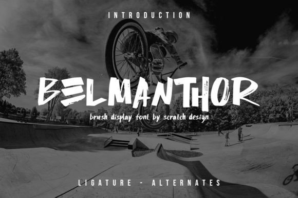 Belmanthor: A Bold Typeface for Urban Design
