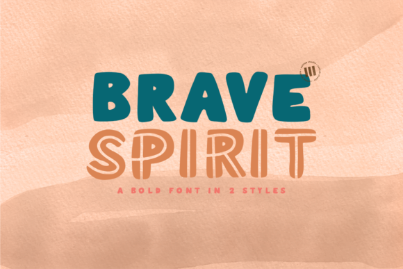 Brave Spirit: The Fun Display Font That Makes Ideas Pop