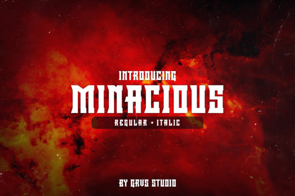 Exploring Minacious: A Bold Typeface for Modern Design