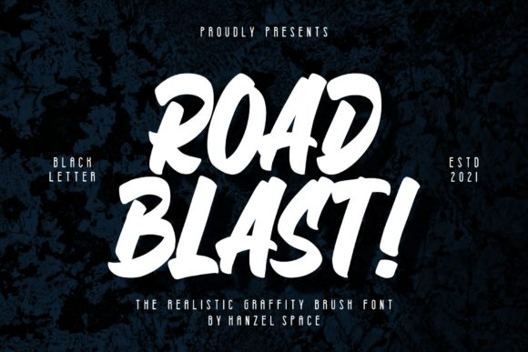 Road Blast! A Vintage Display Font for Bold Designs