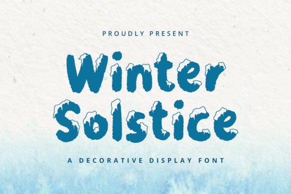 The Magical Appeal of the Winter Solstice Display Font